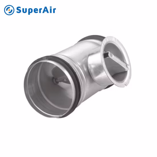 HVAC 덕트용 원형 볼륨 제어 댐퍼