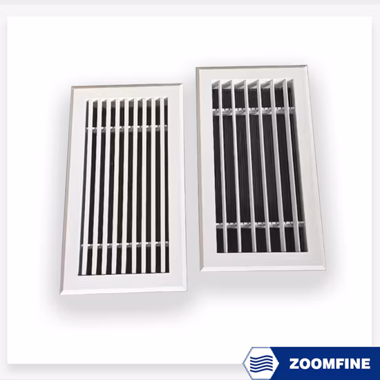 천장 그릴, 난방, 냉각, 공기 배출구, 단일 편향 공기 그릴