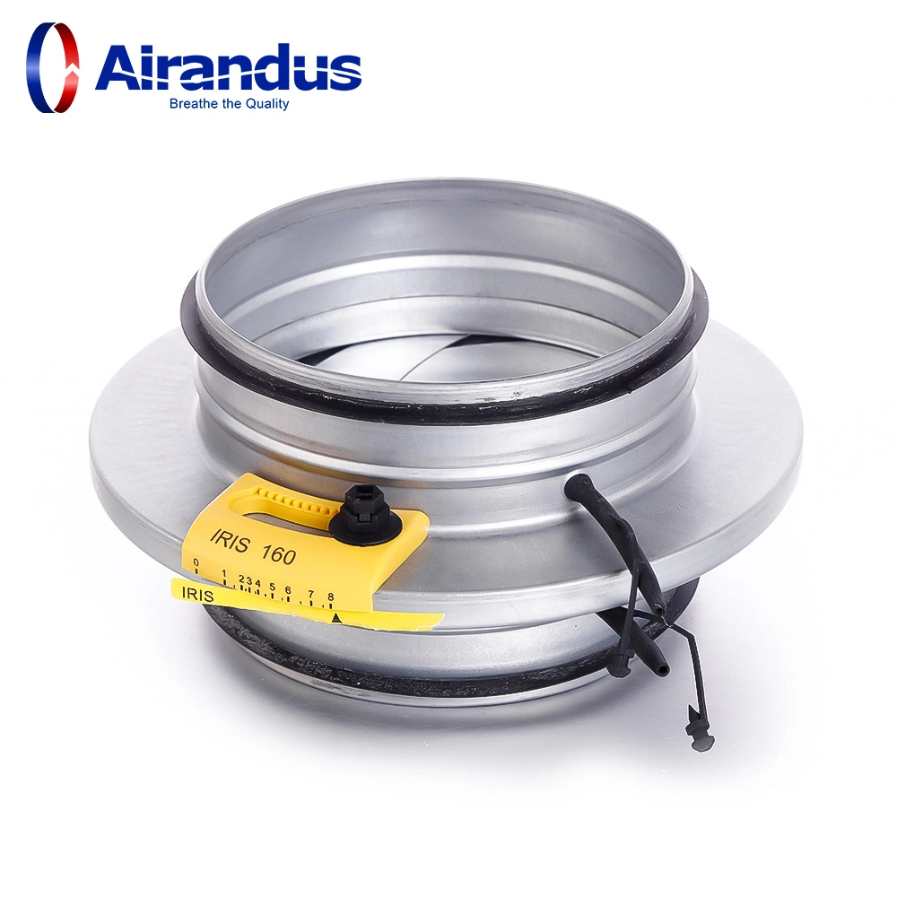 Wholesale Factory Ventilation Round Air Flow Volume Iris Damper for Air Conditioning Duct