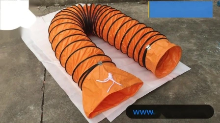 PVC 소재로 제작된 산업용 유연한 송풍기 공기 덕트